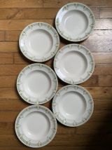 6 assiettes creuses - Longwy - Circa 1910