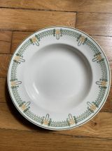 6 assiettes creuses - Longwy - Circa 1910