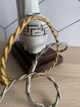 Lampe veilleuse porcelaine art-déco - Argilor