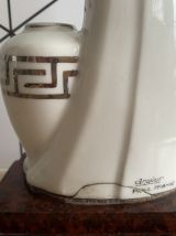 Lampe veilleuse porcelaine art-déco - Argilor