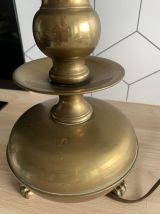 Pied de lampe en laiton - vintage