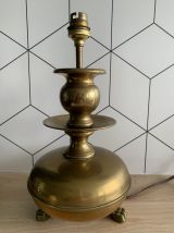 Pied de lampe en laiton - vintage