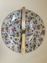 12 couteaux à dessert argent et os 