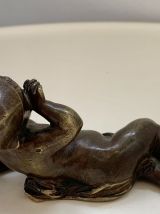 Statuette en bronze signée Lalouette