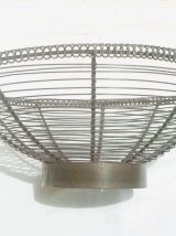 Corbeille a fruits en fil métal , vintage