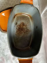 cocotte vintage en fonte 