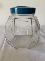 Bocal en verre avec bouchon Bakélite 13 faces 