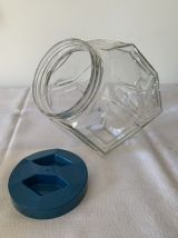 Bocal en verre avec bouchon Bakélite 13 faces 