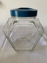 Bocal en verre avec bouchon Bakélite 13 faces 