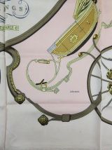 Foulard Hermès – Paris _ Carré Hermès "Springs" signé LEDOUX