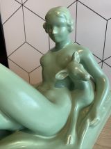 Sculpture en céramique année 30 L François