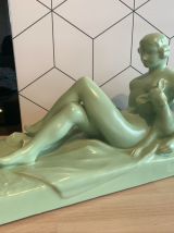 Sculpture en céramique année 30 L François