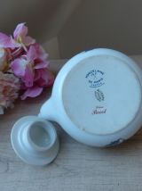 Petite théière porcelaine de Paris décor pavot coquelicot Al