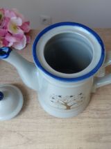 Service à café Taiwan en céramique vintage, 6 pièces