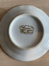 Cendrier en porcelaine de Limoges
