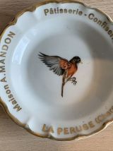 Cendrier en porcelaine de Limoges