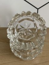 Paire de salerons en cristal