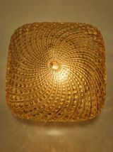 Plafonnier verre irisé