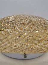 Plafonnier verre irisé