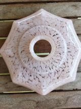 Opalines en verre de Clichy rose