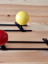 Patères boules vintage années 50 