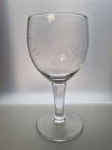 Série de 9 verres à pied
