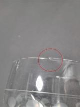 Série de 9 verres à pied