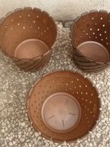 trio de cache pot EMSA, vintage