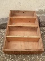 Casier en bois atelier , vintage