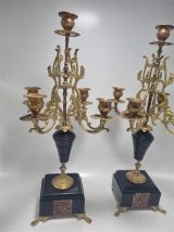 Paire de chandeliers style Napoléon III