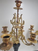 Paire de chandeliers style Napoléon III