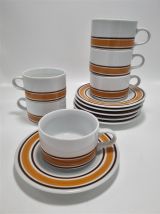 Set de 6 tasses vintage