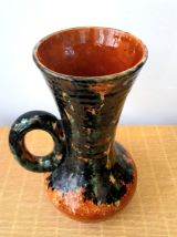 Vase XXL en céramique vintage 1960