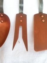 Ustensiles de cuisine avec support , vintage