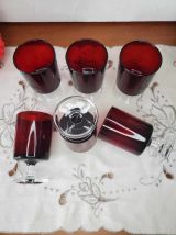 Ensemble de 6 verres à vin rouge Rubis Suède LUMINARC