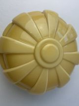 SUSPENSION ANCIENNE EN OPALINE ART-DECO