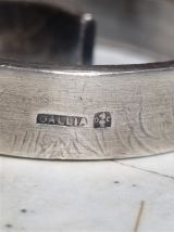 Dessous de plat vintage en métal argenté