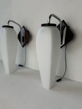 PAIRE D’ANCIENNES APPLIQUES SCANDINAVES VINTAGE