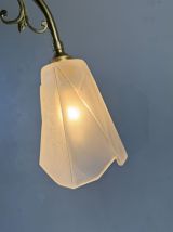 APPLIQUE ANCIENNE ART-DECO « DEGUE » VINTAGE