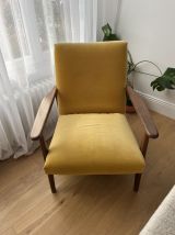 Fauteuil vintage jaune