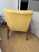 Fauteuil vintage jaune