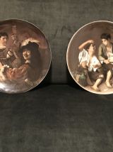 Assiettes en porcelaine Villeroy &amp; Boch à décor 