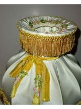 Rare Lampe vintage en marbre et laiton 60's