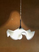 Suspension Opaline à festons