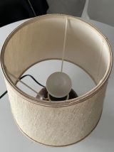 Lampe boule en bois 