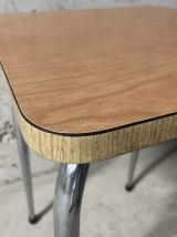 Tabouret en formica années 70