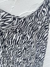 Top short décor tigre H&amp;M vintage