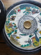 Boussole chinoise en bois Zodiaque Chinois