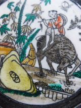 Boussole chinoise en bois Zodiaque Chinois