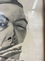 Portrait d'un homme Signé E.S
